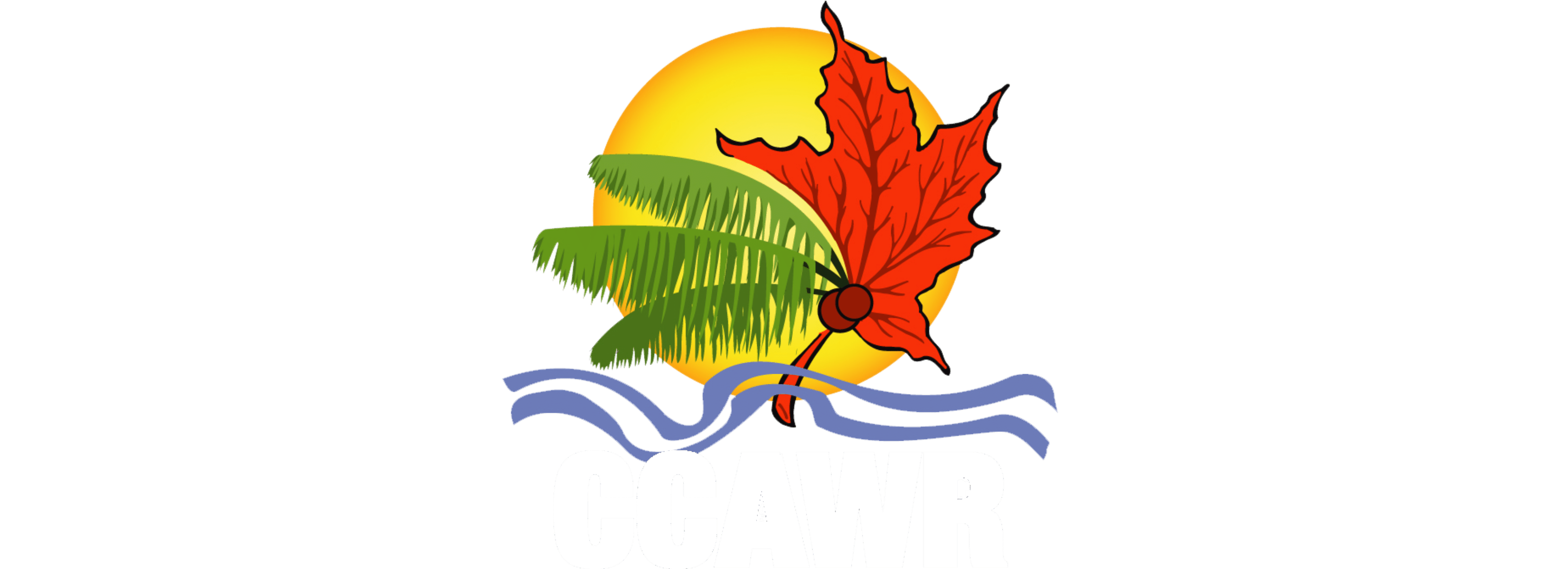 Logo featuring a tropical palm leaf, a maple leaf, and the sun, with the acronym "ccawr" below, symbolizing cultural unity. Toronto Caribana Carnival: Ultimate Guide to Caribana Festival Events